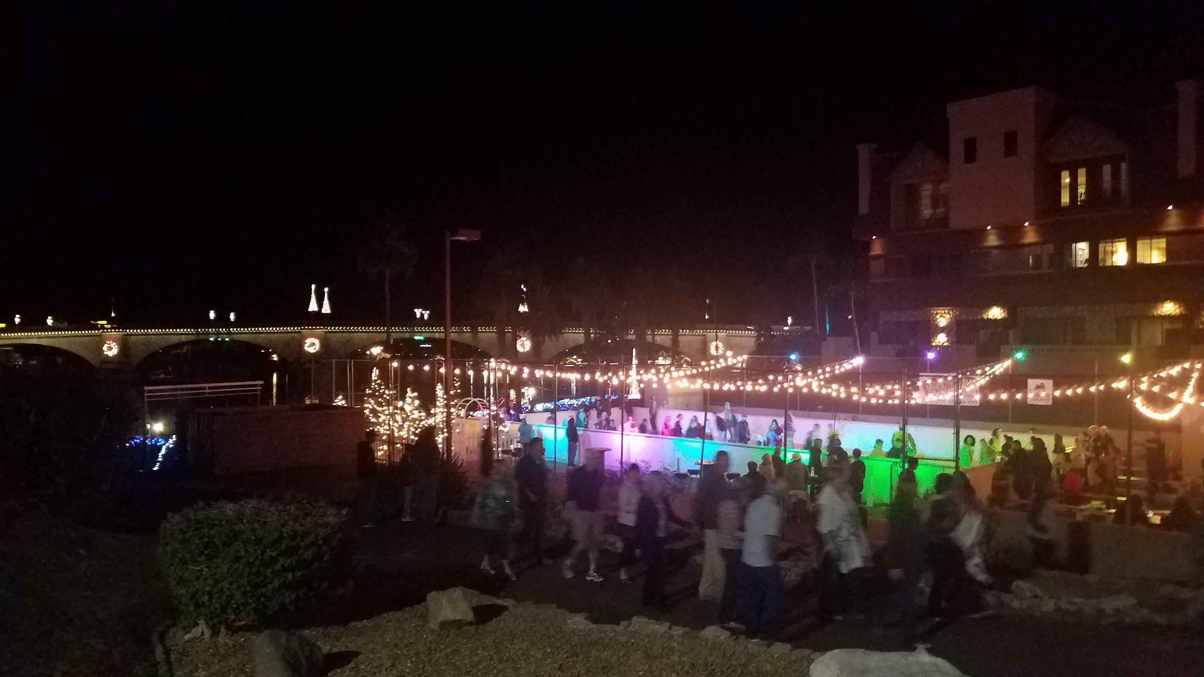 Ice Skating at the London Bridge - Lake Havasu City