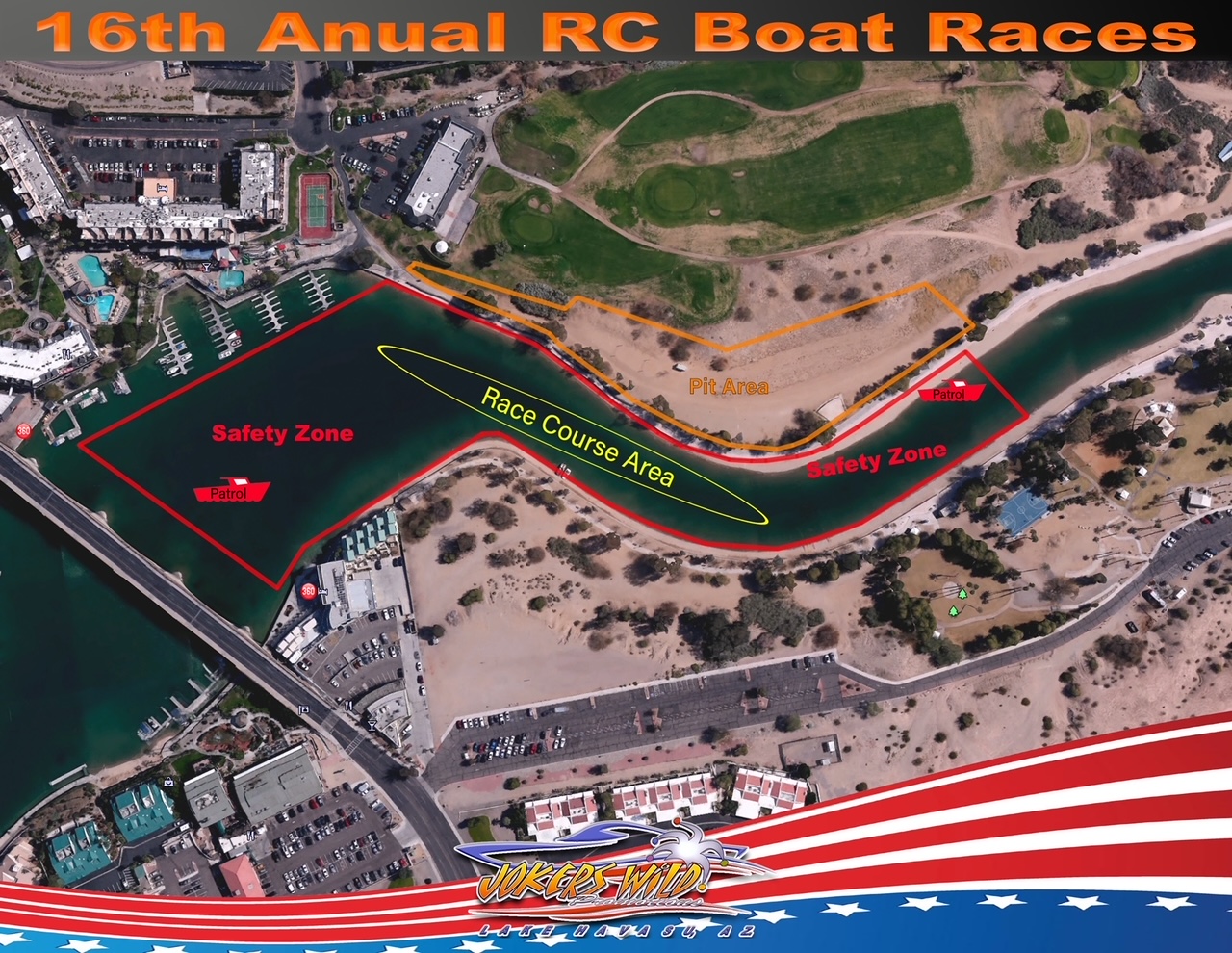 rc boat track